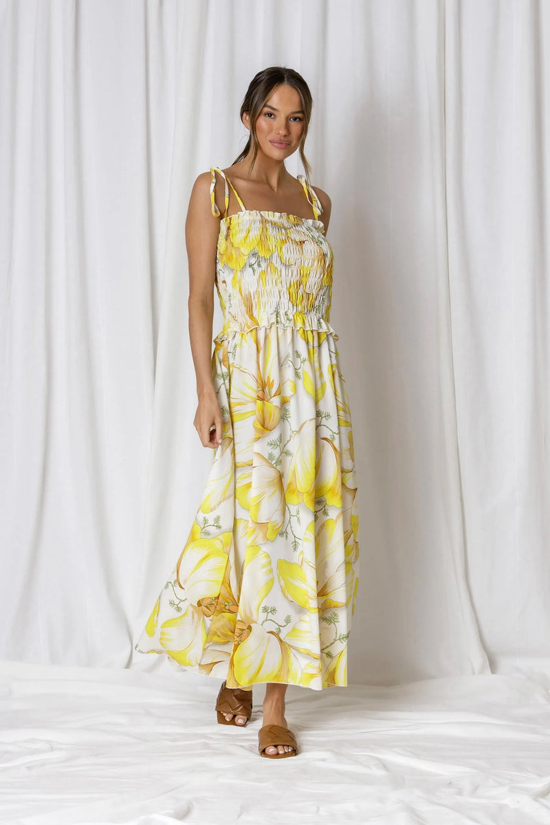DELILA MAXI DRESS - AMETHYST