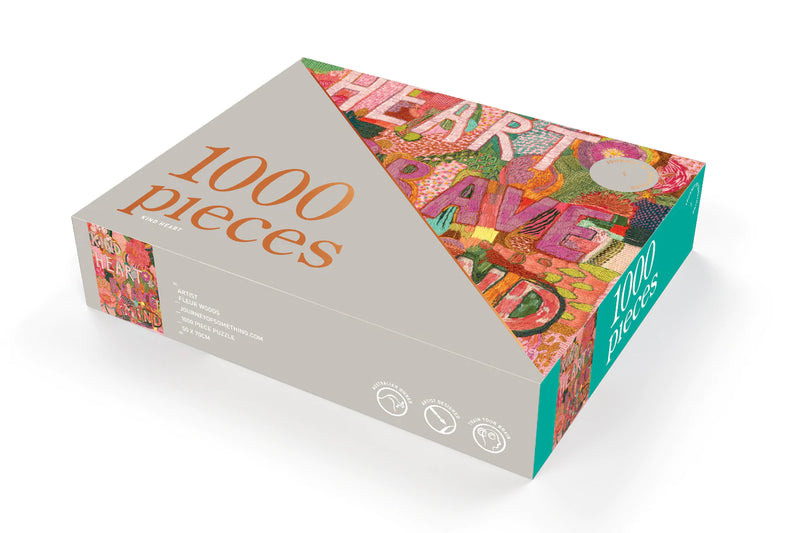 1000 PIECE PUZZLE - KIND HEART BRAVE MIND