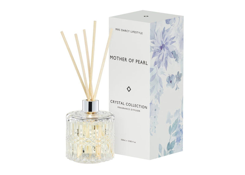 Mother Of Pearl Diffuser - Lemongrass + Coconut