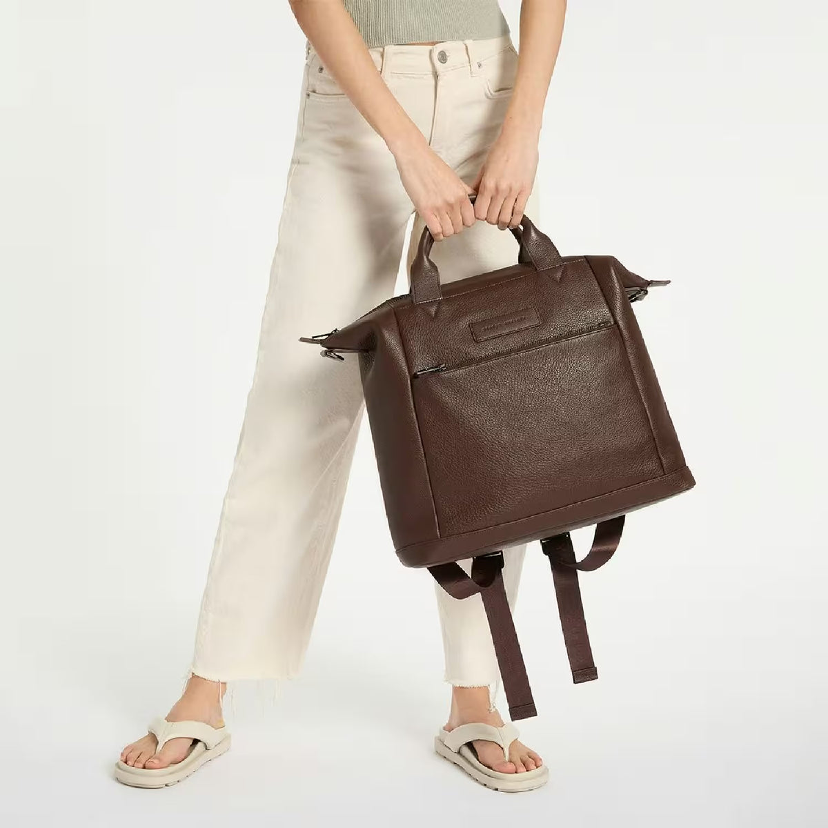 Comes in Waves Bag - Cocoa