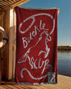 Buckle Up Premium Cotton Beach Towel