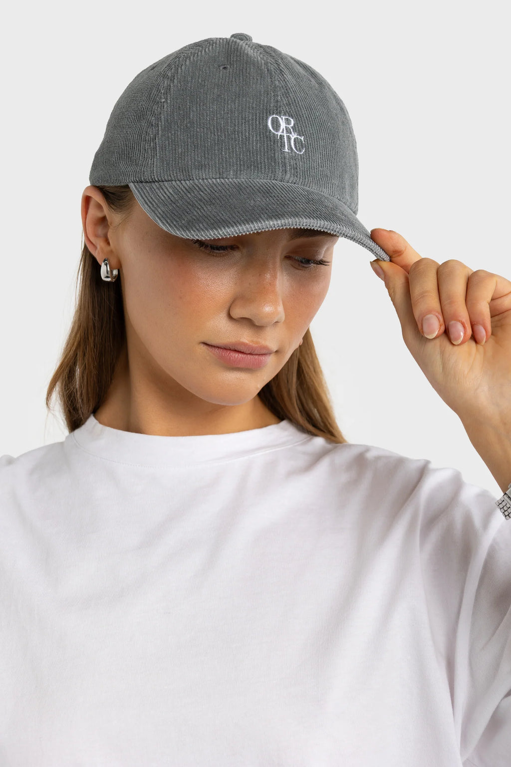 Ari Cord Cap | Grey