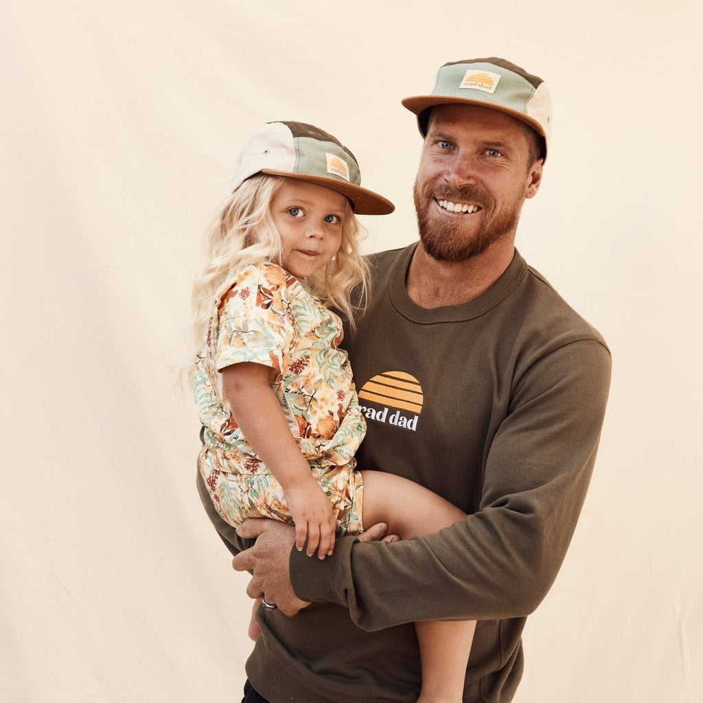 Rad Kid Spliced 5 Panel Cap - Khaki: Baby