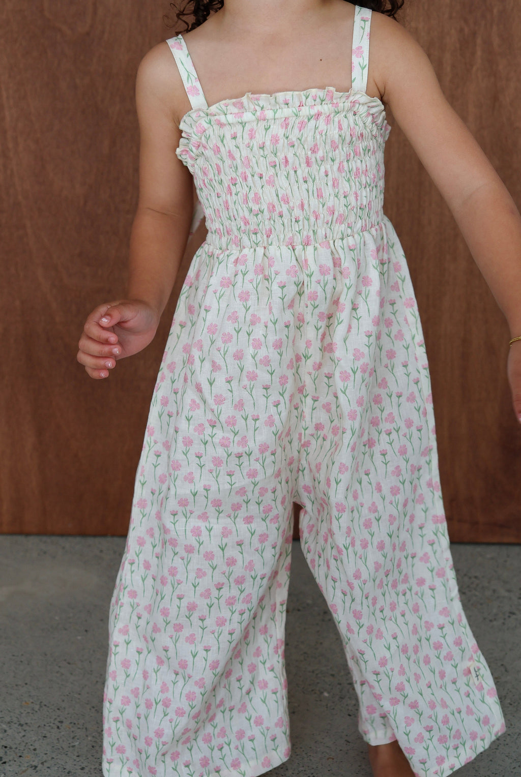 Primrose Linen Jumpsuit | Floral