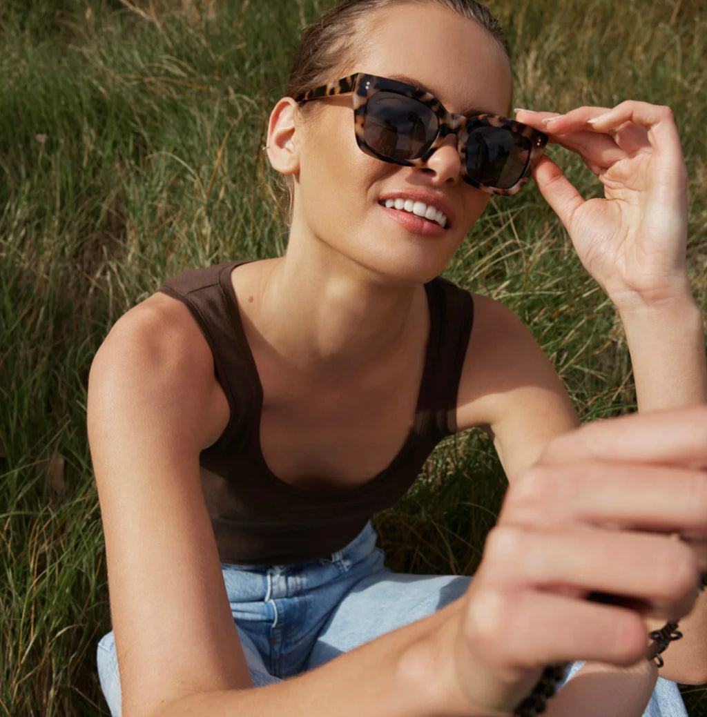 Antagonist Sunglasses | White Tort