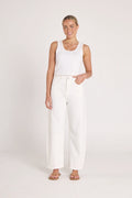 Lola Barrel Jean | White {Coming Soon}