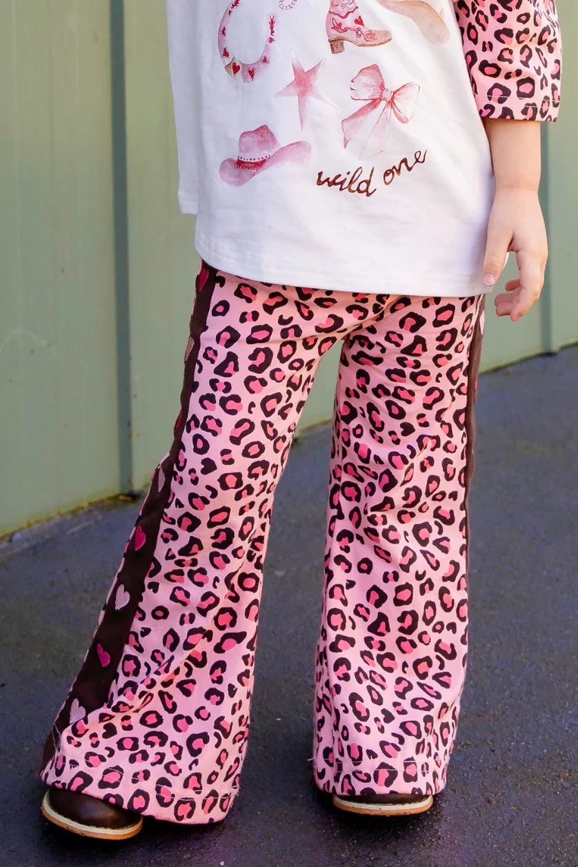 Heart Flares | Pink Leopard