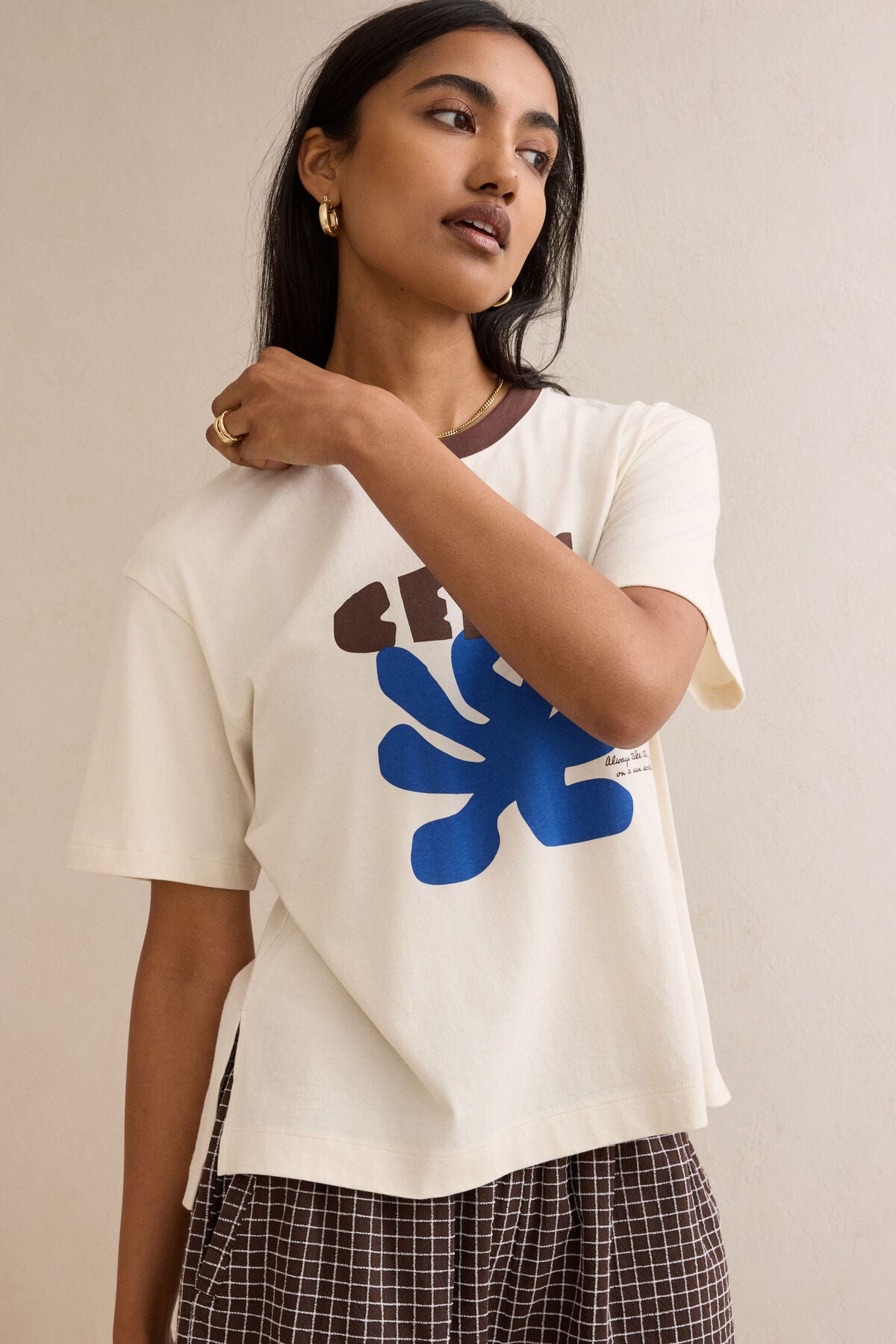 Stevie Slouchy Tee | Sunny Afternoon