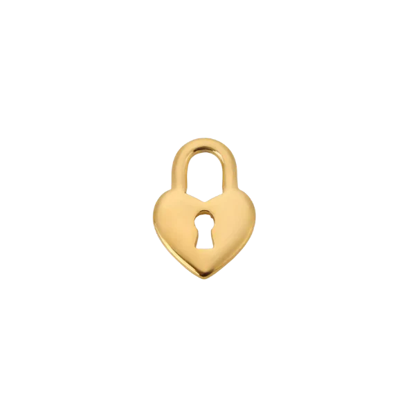 Latch & Lock Charm | Heart Lock