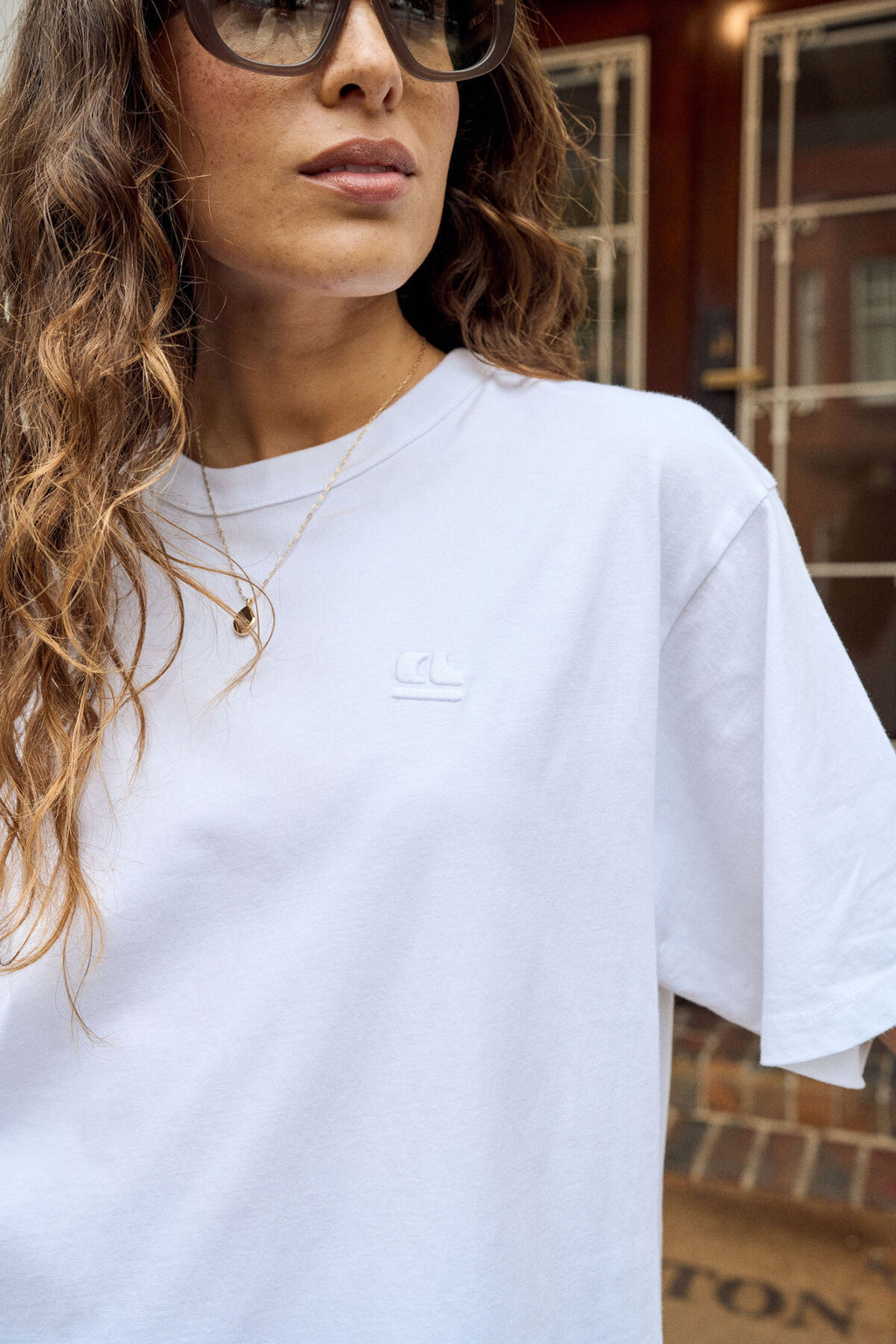 Phoebe Premium Tee | White
