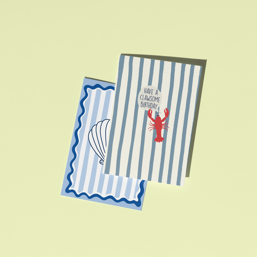 Punny Birthday Card | Clawsome Birthday | Lobster Card