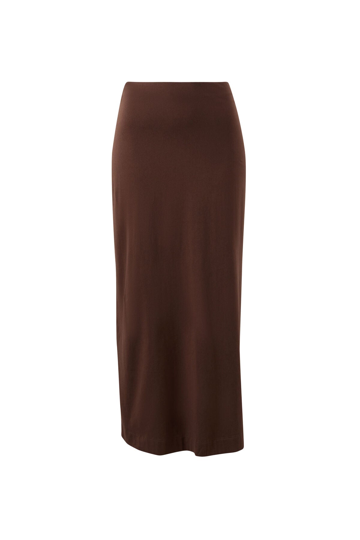 Clara Column Skirt| Chocolate