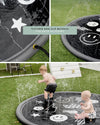 Sprinkler Splash Pad for Kids - Oversized Backyard Sprinkler: Girly Pop