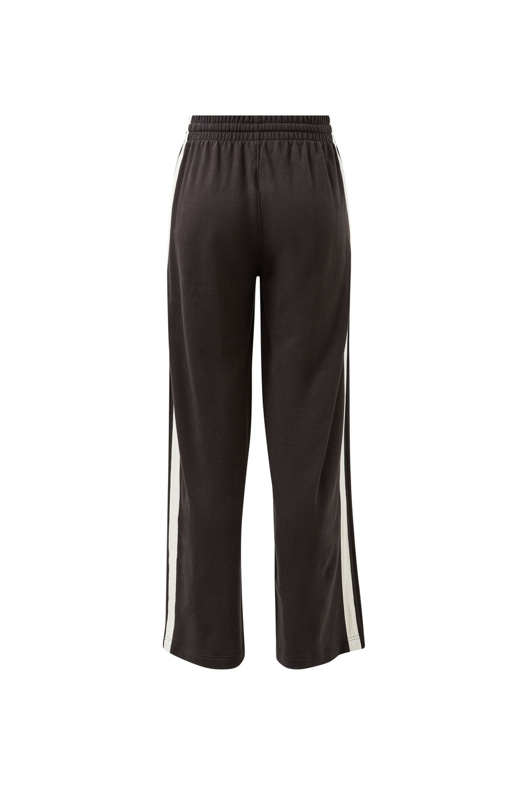 Gigi Wide Leg Terry Trackpant | Phantom Side Stripe