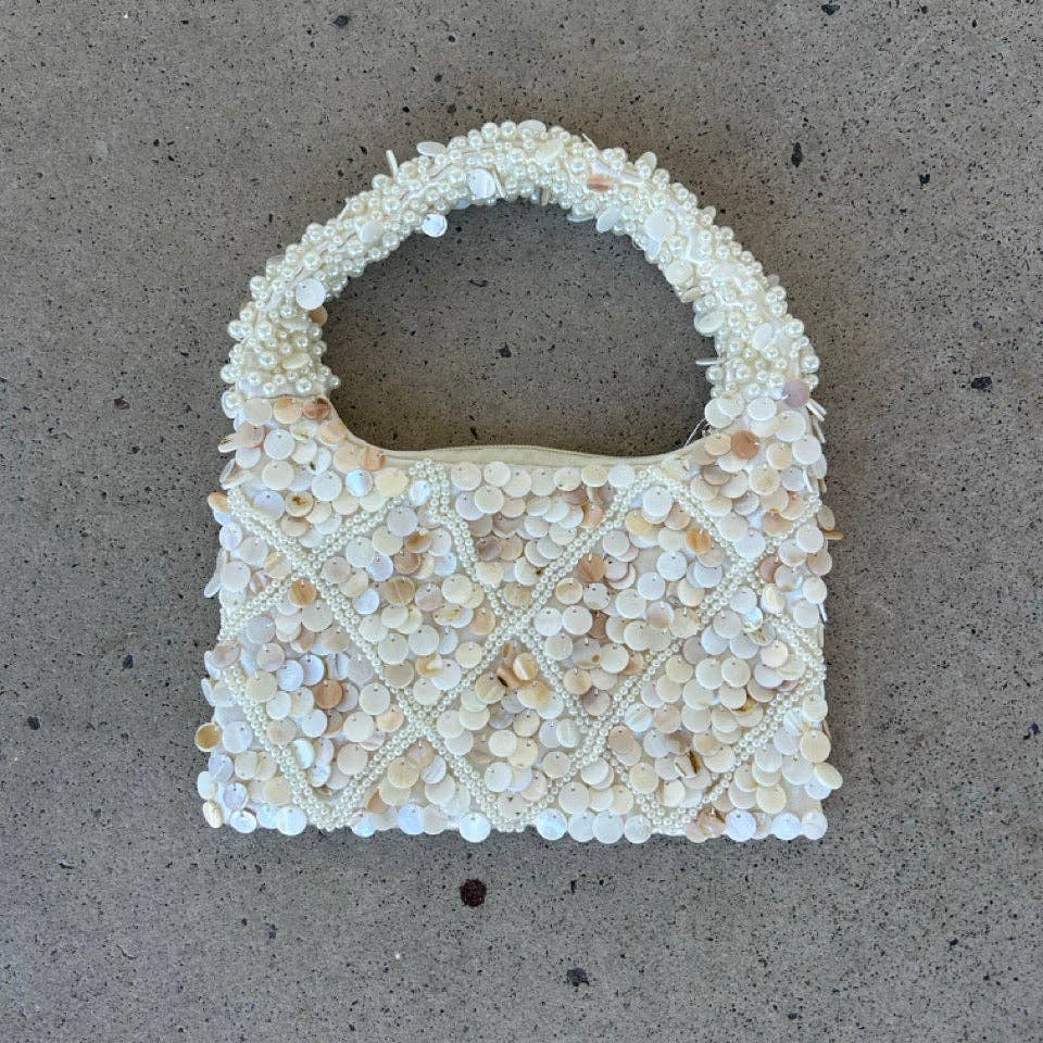 Isla Shell and Pearl Bag