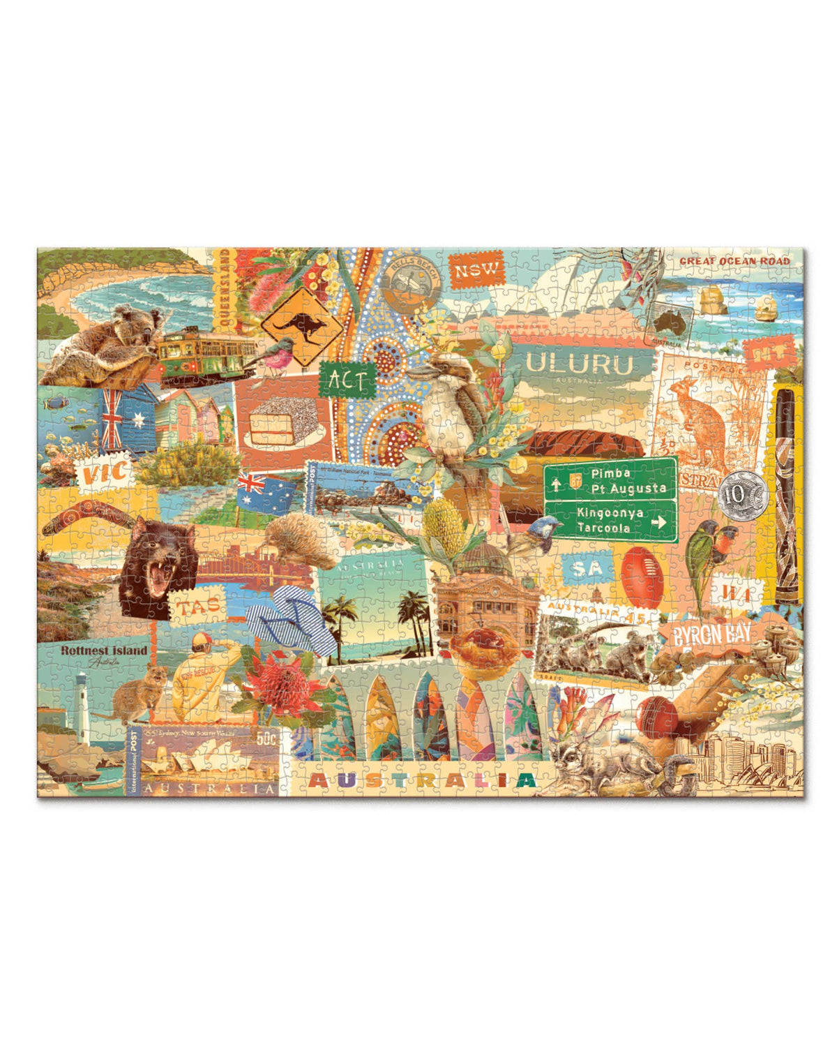 1000 Piece Puzzle Aussie Road Trip