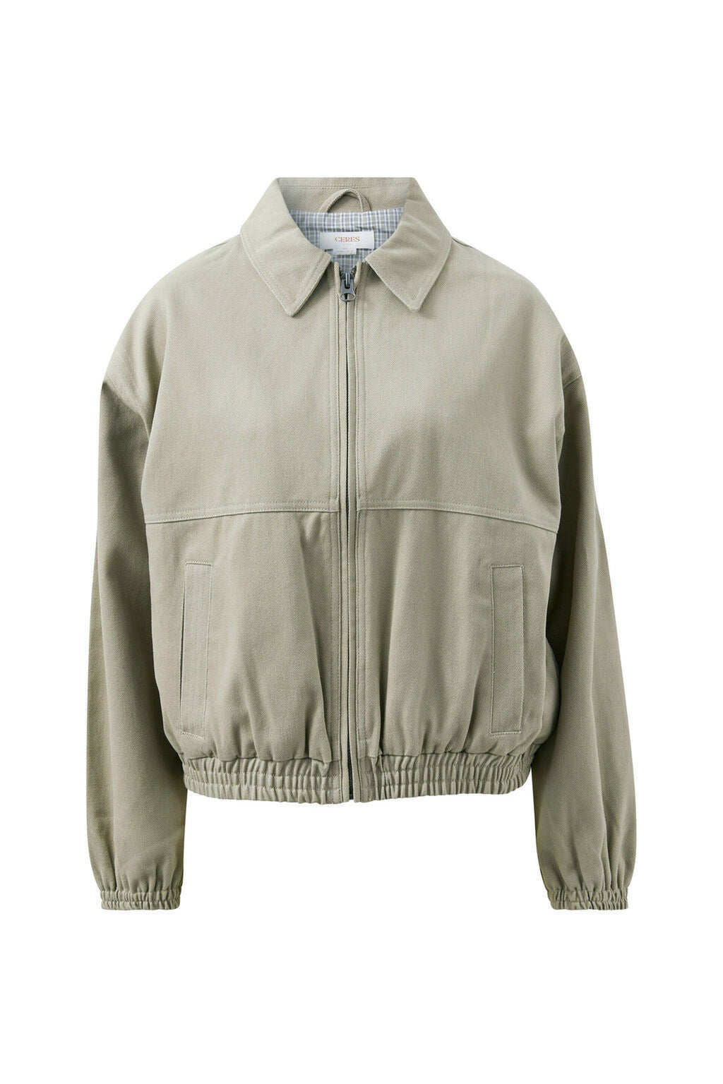 Annie Bomber Jacket | Ash Green