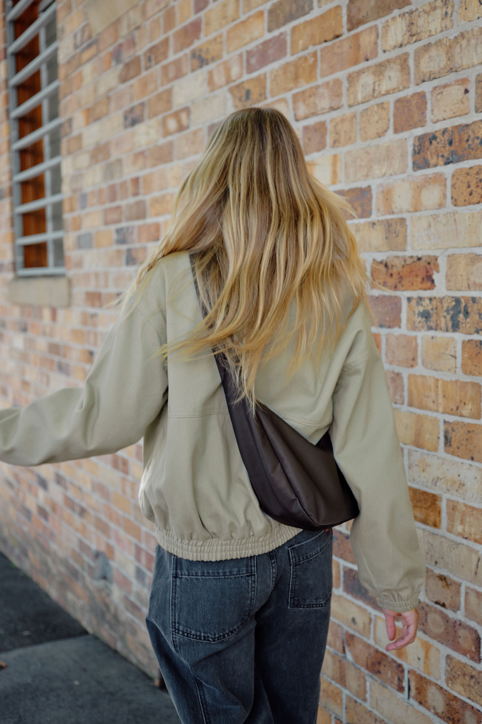 Annie Bomber Jacket | Ash Green