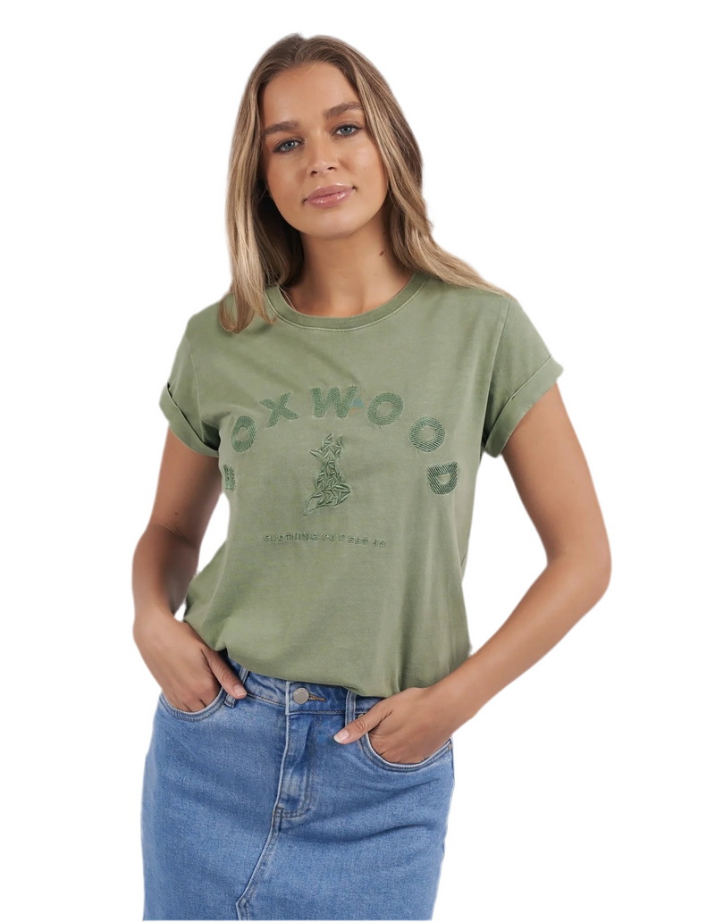 Foxwood Effortless Tee - Fern