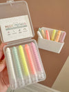 Dustless Chalk Crayons + Magnetic Holder Bundle for Magic Playwall | Neon