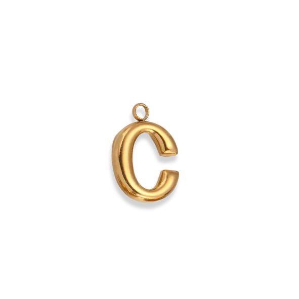 Latch & Lock Charm | Bubble Letter