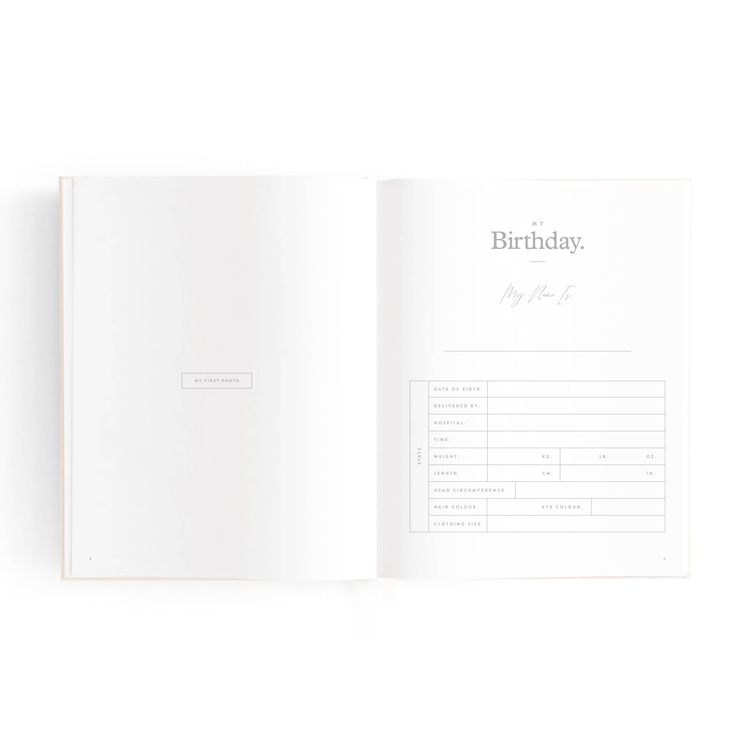 Mini Baby Book Oatmeal