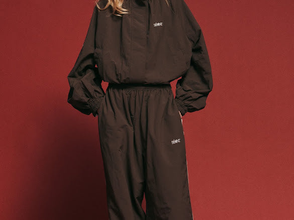 Fight Night Windbreaker Pant | Brown