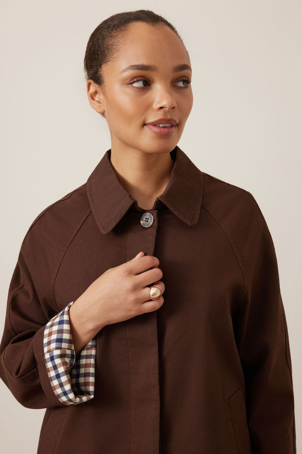 Pia Coat | Chocolate
