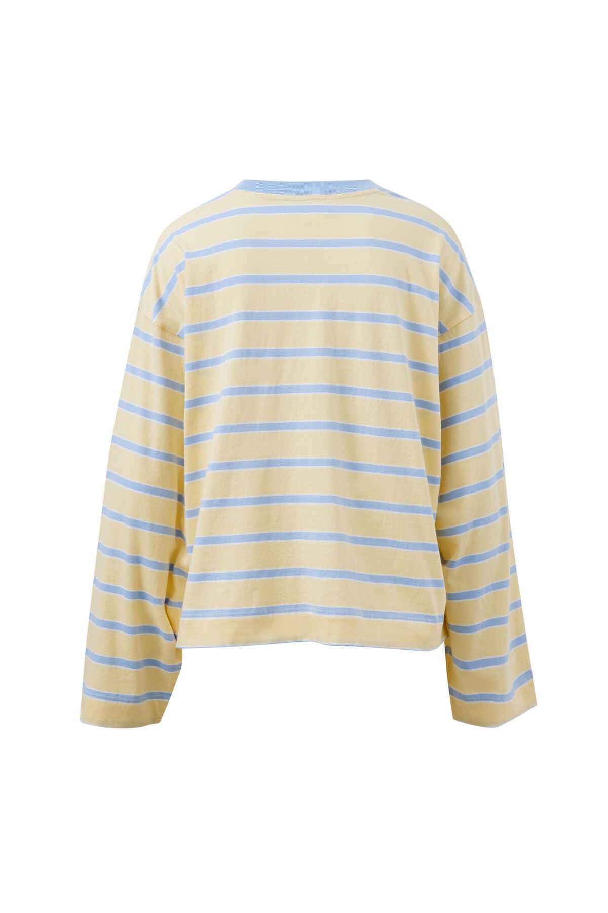 Beau Long Sleeve | Butter & China Blue Stripe