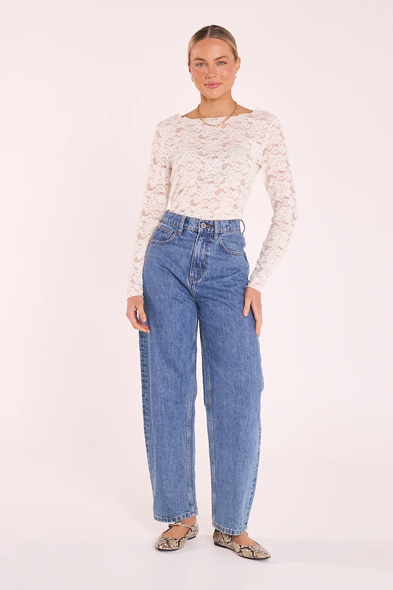 Daniella Lace Top | Cream