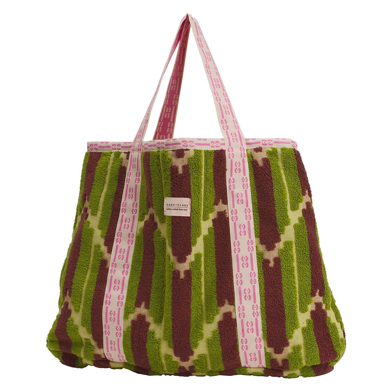 Nisha Terry Tote Bag - Palm