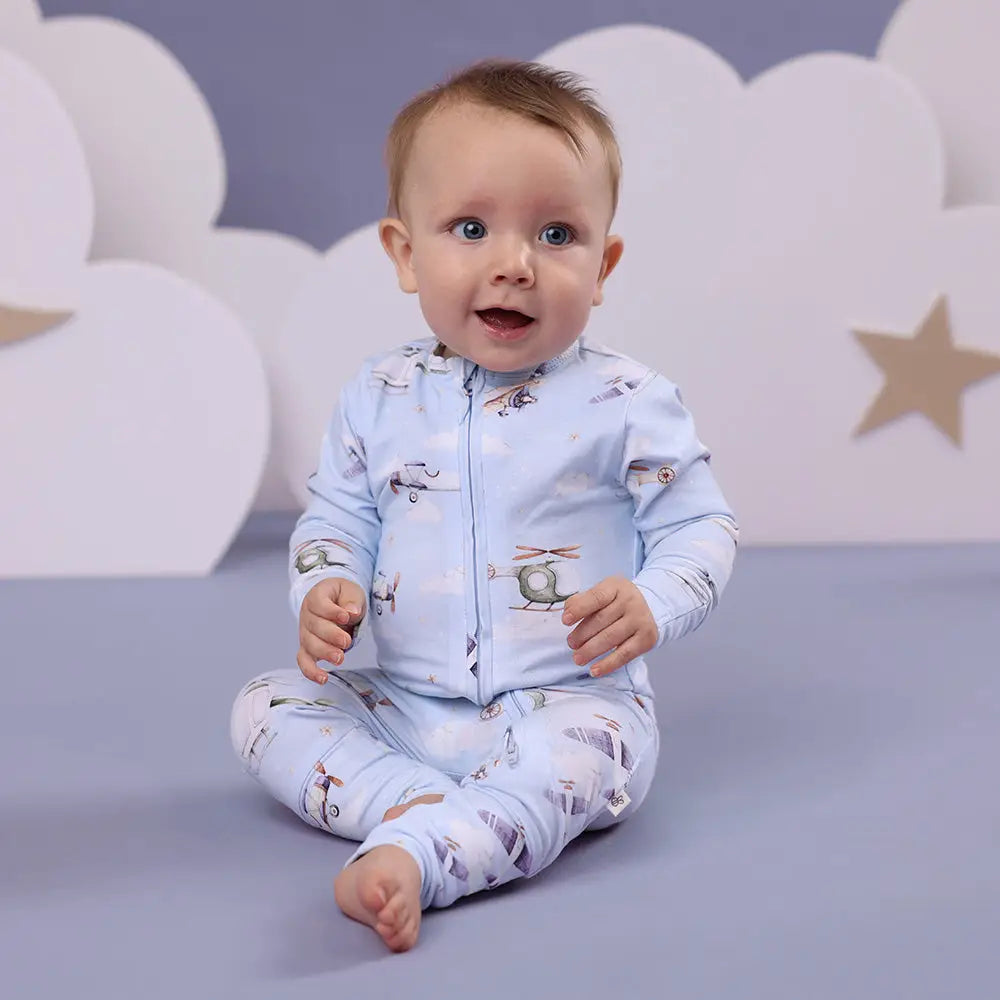 Organic Snugglesuit Convertible Romper | Taking Flight