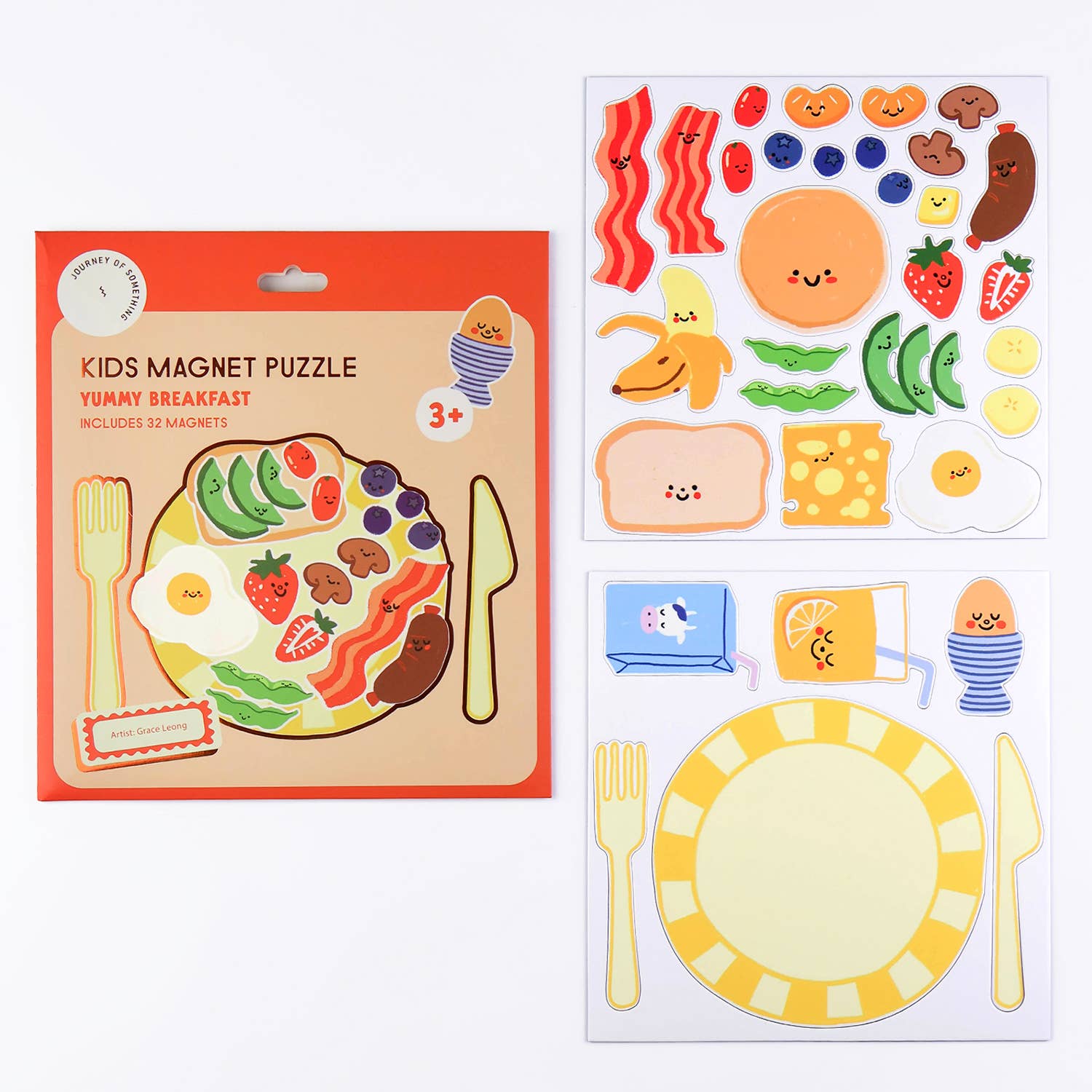 Kids Magnet Puzzle | Yummy Breakfast