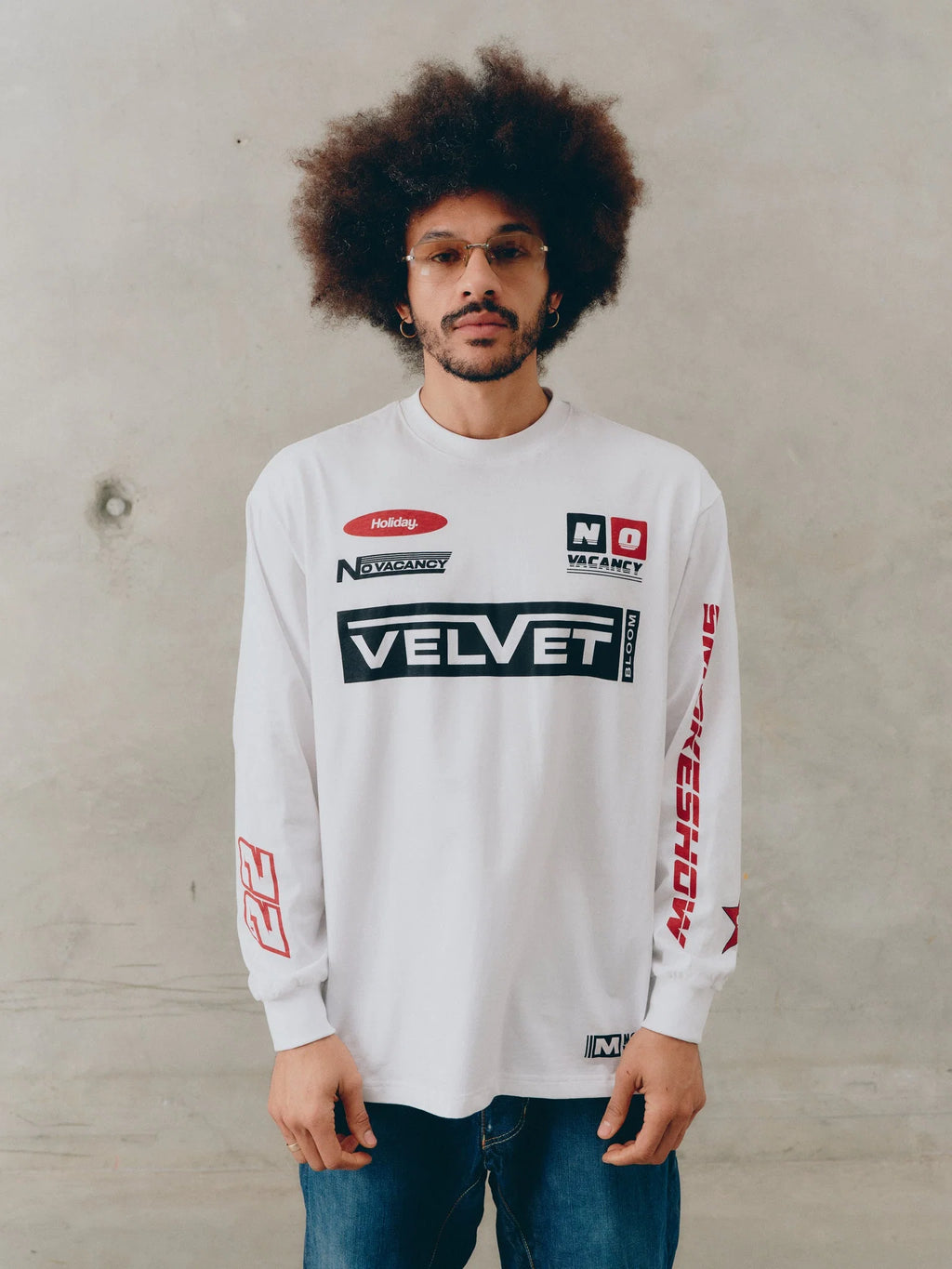 Signature Moto Tee | White