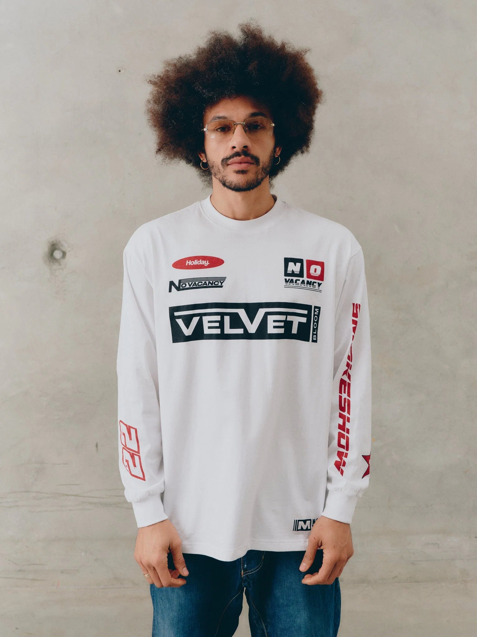 Signature Moto Tee | White