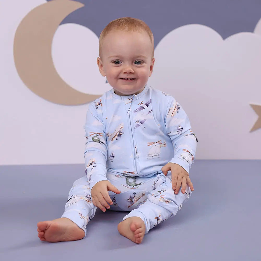 Organic Snugglesuit Convertible Romper | Taking Flight