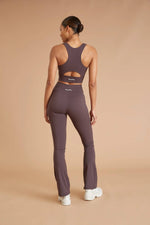 Madison Flared Legging: Espresso