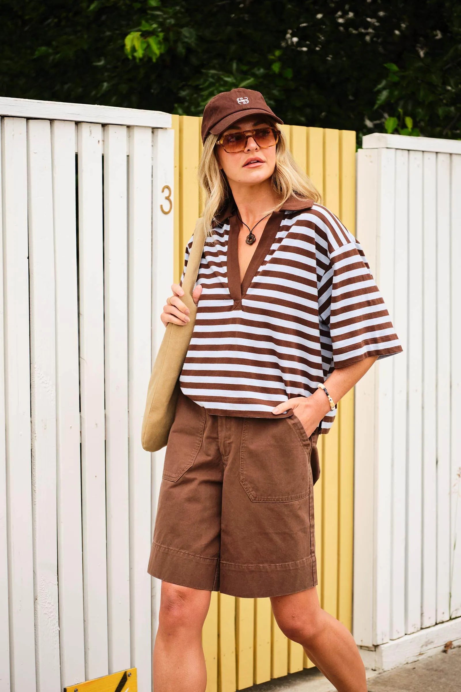 Arlie Short Sleeve Rugby | Choc & Chalk