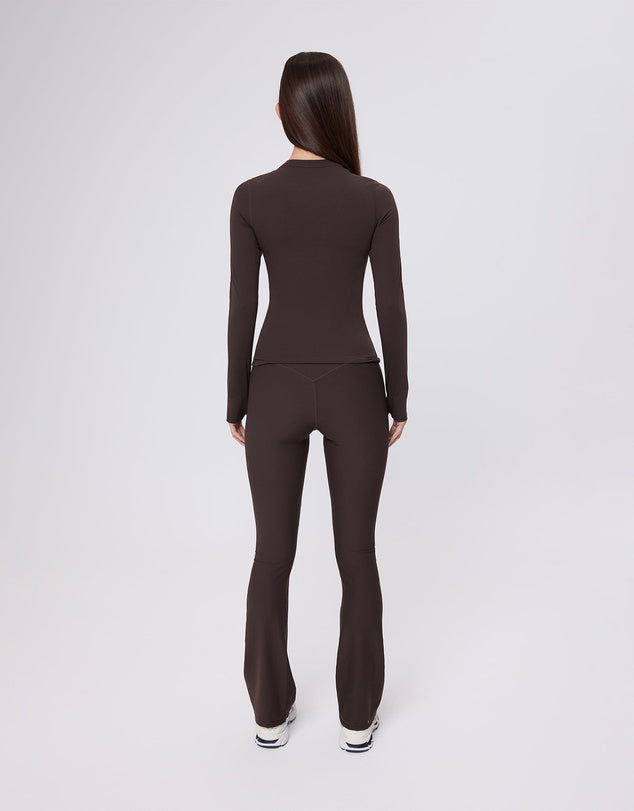 Air Sculpt Long Sleeve Top | Espresso