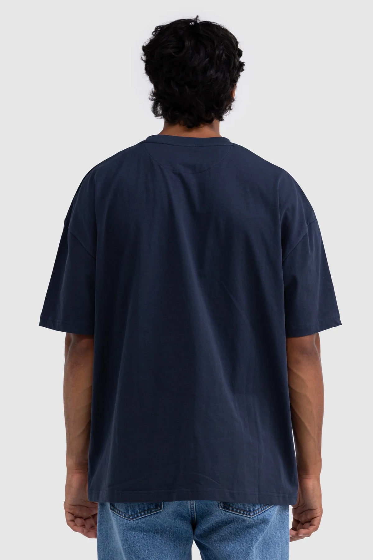 Henderson Box Fit T Shirt | Navy