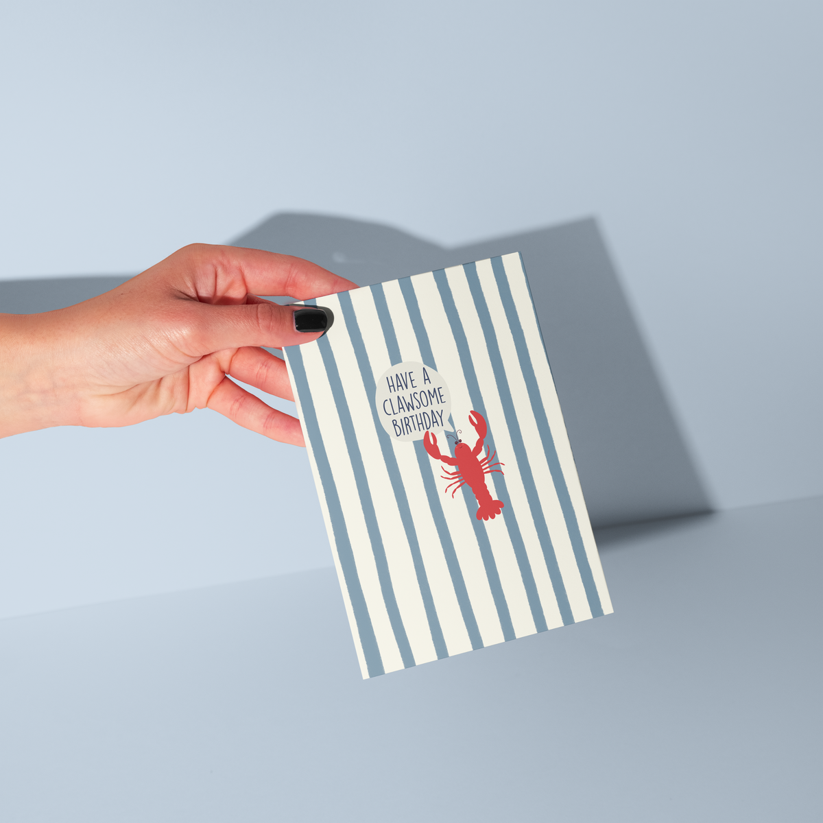 Punny Birthday Card | Clawsome Birthday | Lobster Card
