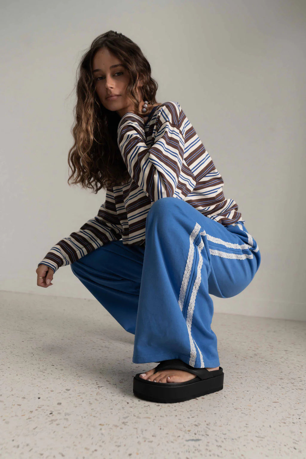 {PREORDER} Bobbi Pant | Lace Cobalt