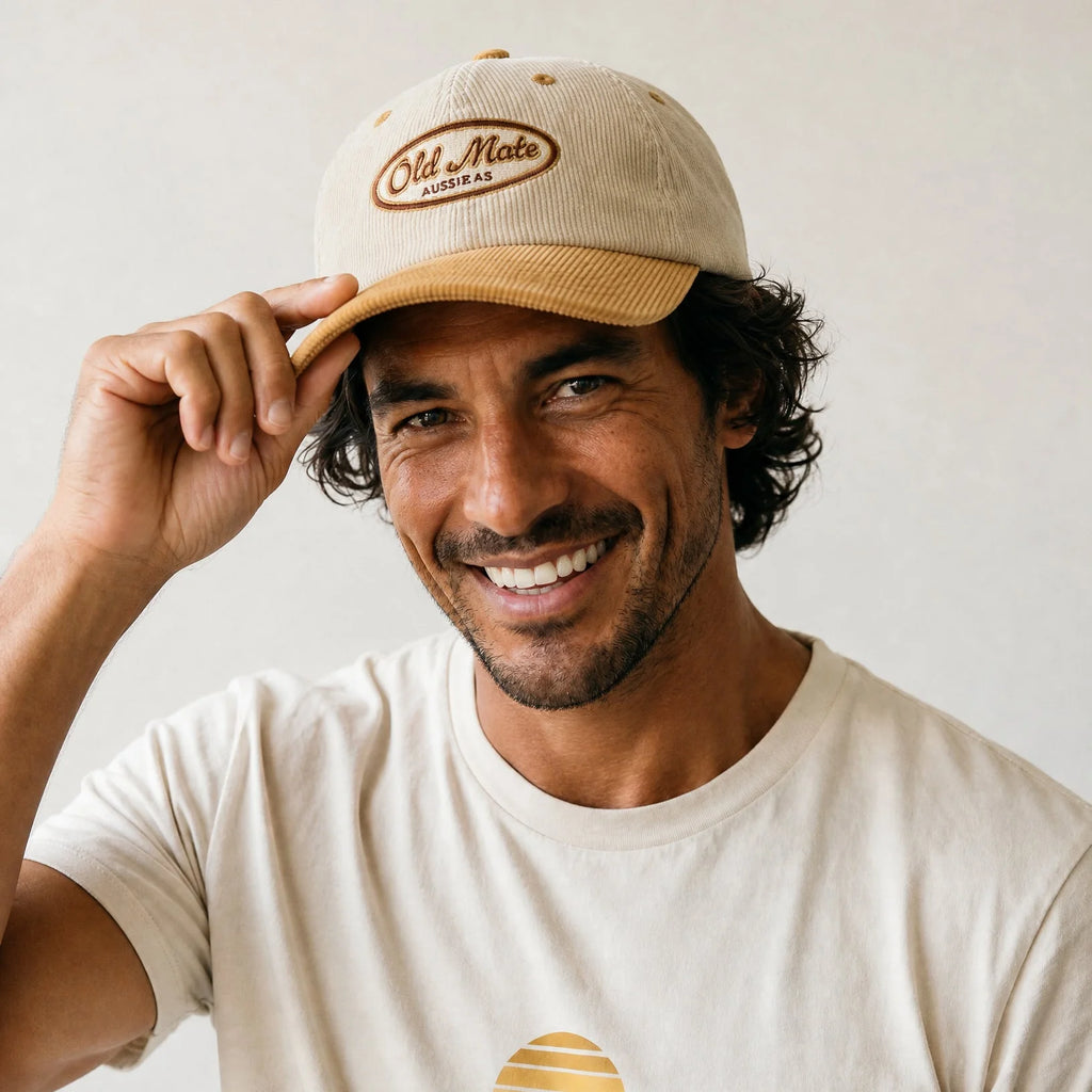 {PREORDER} Old Mate 2 Tone Baseball Cap | Sand