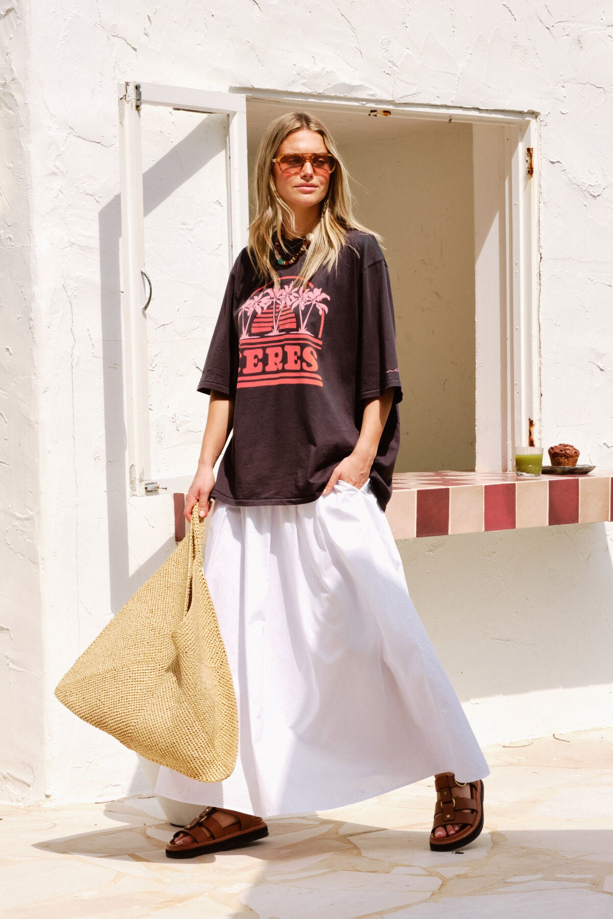 Florence Maxi Skirt | White