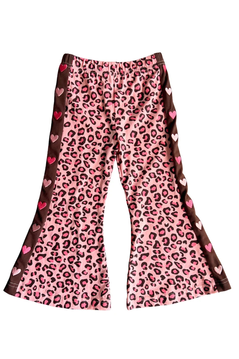 Heart Flares | Pink Leopard