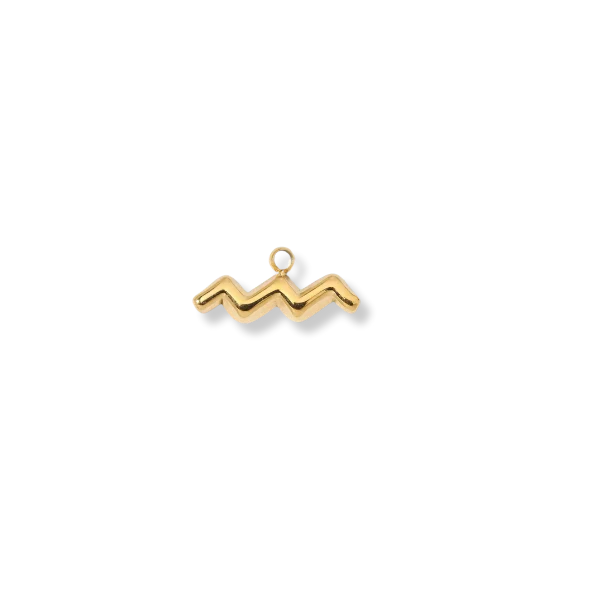 Latch & Lock Charm | Zodiac Aquarius