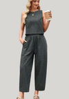 Green Gingham Set
