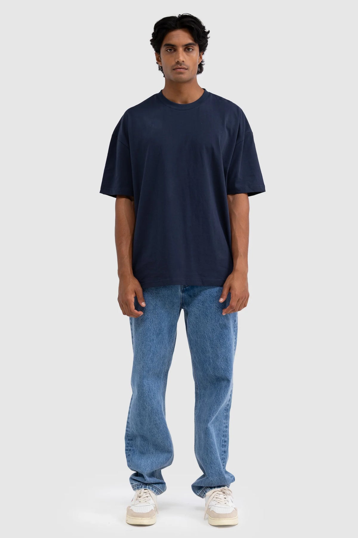 Henderson Box Fit T Shirt | Navy