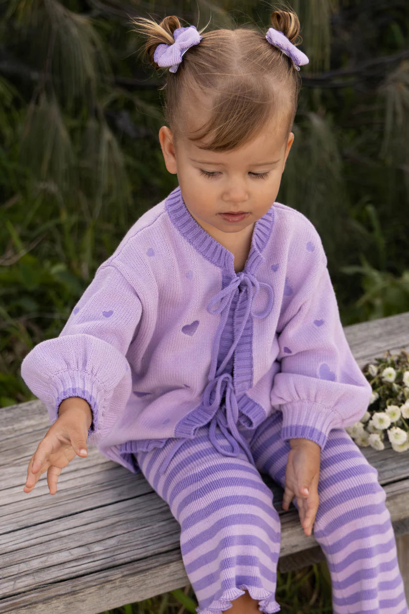 Twilight Heart Tie Up Cardigan