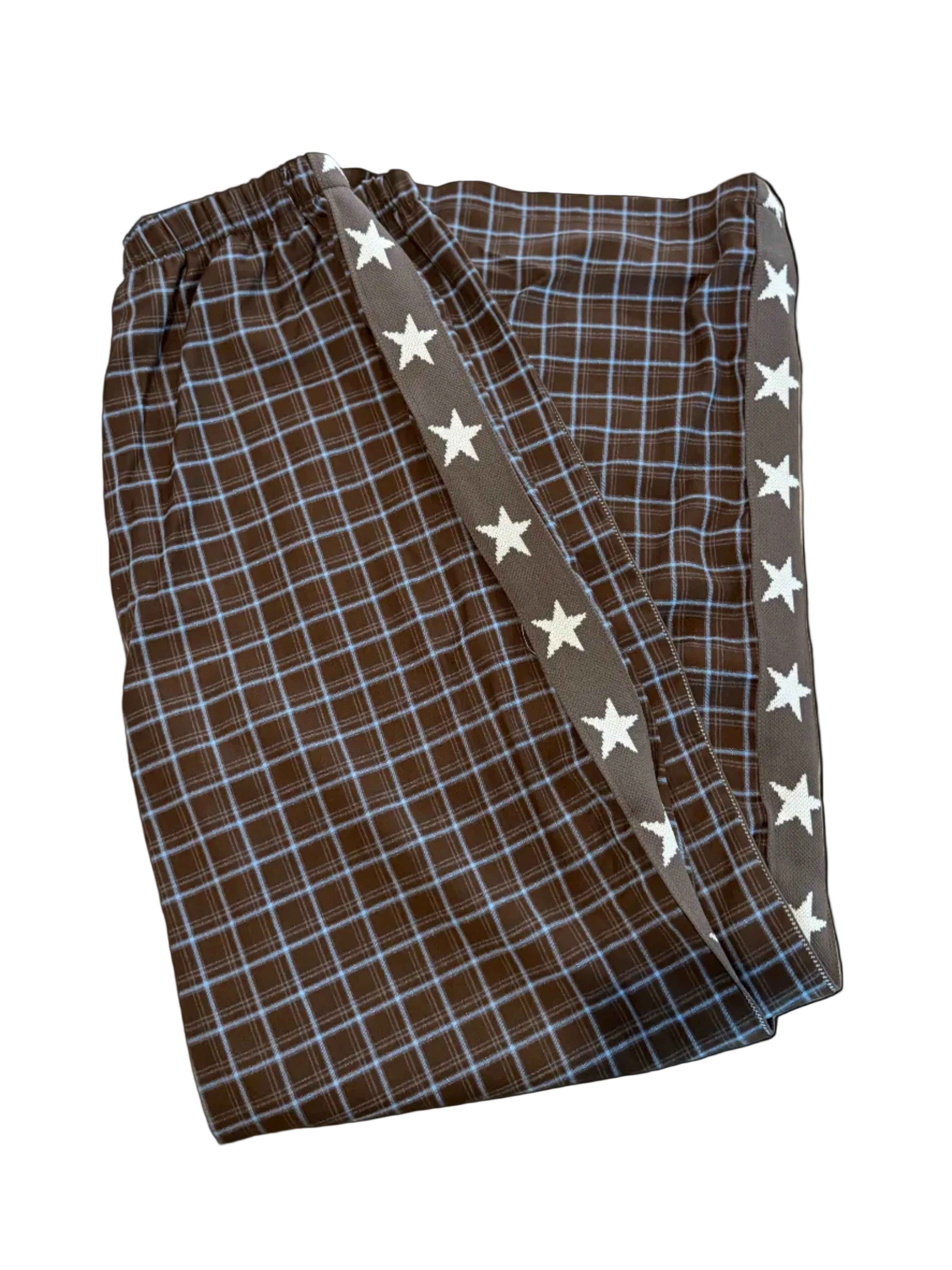 Gingham Star Racer Pant